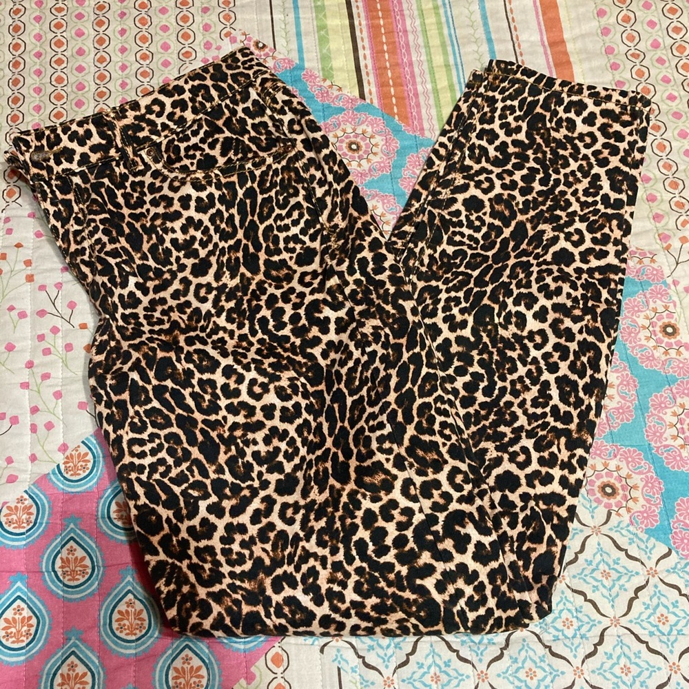 Cheetah Print INC International Concepts Pants